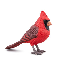 Figurine Cardinal rouge Papo en PVC, thème oiseaux, Collection Animaux des jardins, jouet éducatif idéal pour enfants et collectionneurs
