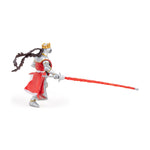 Roi au dragon rouge Papo en PVC, Collection Médiéval, jouet éducatif idéal pour enfants et collectionneurs