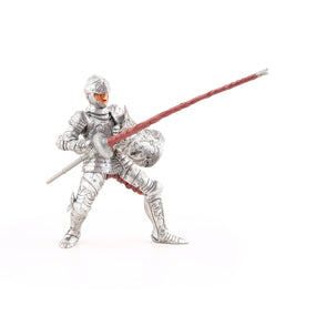 Chevalier en armure Papo en PVC, Collection Médiéval, jouet éducatif idéal pour enfants et collectionneurs