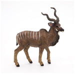 Figurine Antilope koudou Papo en PVC, thème savane, Collection Animaux sauvages, jouet éducatif idéal pour enfants et collectionneurs
