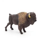 Bison d'Amérique Papo en PVC, Collection Animaux sauvages, jouet éducatif idéal pour enfants et collectionneurs