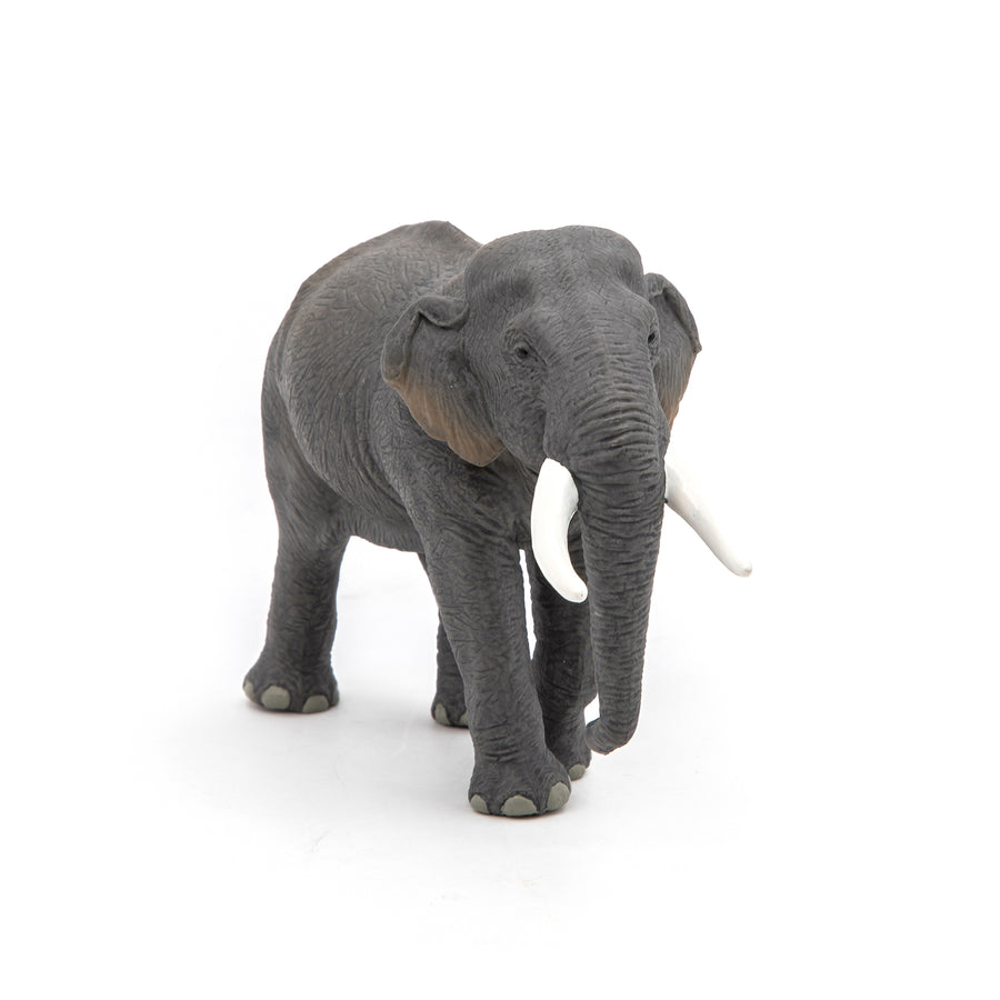 Figurine Éléphant d'Asie Papo en PVC, thème savane, Collection Animaux sauvages, jouet éducatif idéal pour enfants et collectionneurs