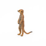 Figurine Suricate debout Papo en PVC, thème savane, Collection Animaux sauvages, jouet éducatif idéal pour enfants et collectionneurs