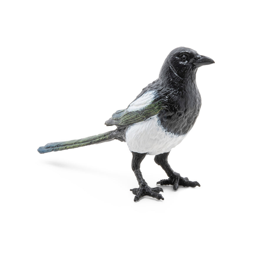Figurine Pie Papo en PVC, thème oiseaux, Collection Animaux des jardins, jouet éducatif idéal pour enfants et collectionneurs