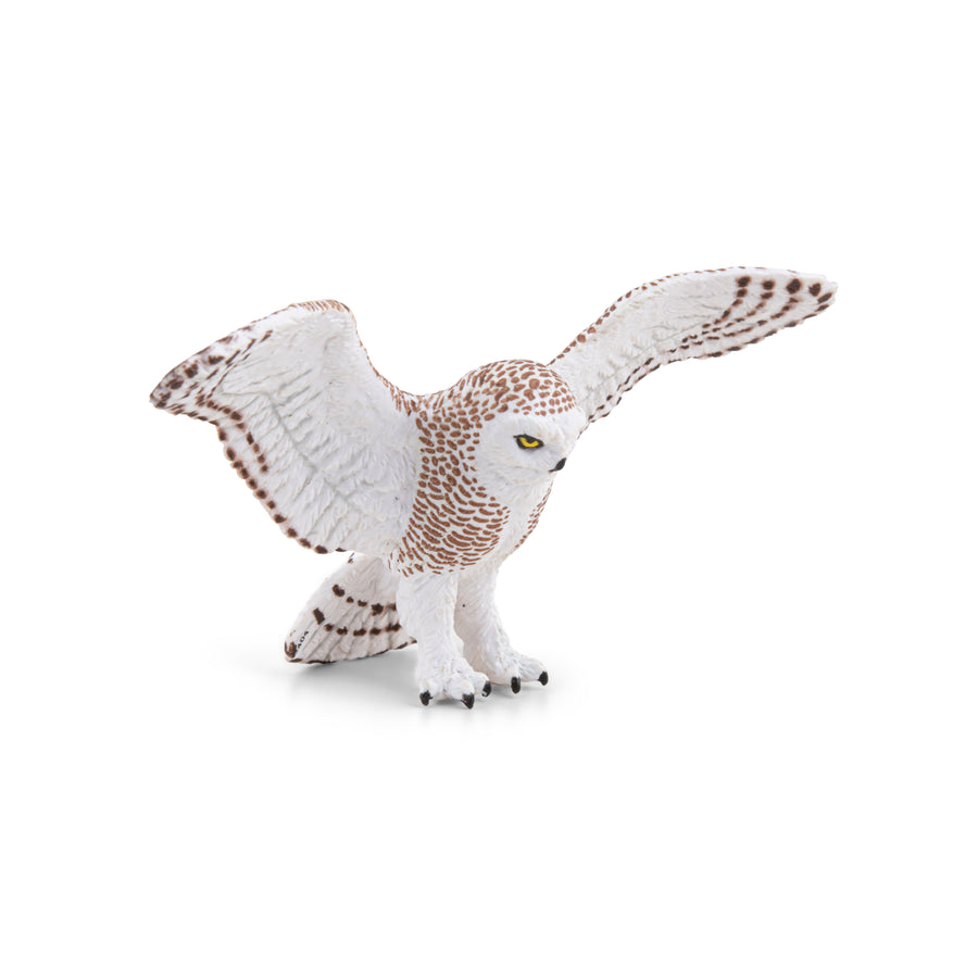Figurine Harfang volant Papo en PVC, Collection Animaux sauvages, jouet éducatif idéal pour enfants et collectionneurs