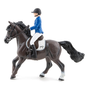 Figurine Eden et Qimbaya Papo en PVC, Collection chevaux, jouet éducatif idéal pour enfants et collectionneurs