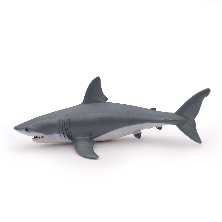 Figurine Requin blanc Papo en PVC, Collection animaux marins, jouet éducatif idéal pour enfants et collectionneurs