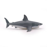 Figurine Requin blanc Papo en PVC, Collection animaux marins, jouet éducatif idéal pour enfants et collectionneurs