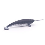 Figurine Narval Papo en PVC, Collection animaux marins, jouet éducatif idéal pour enfants et collectionneurs