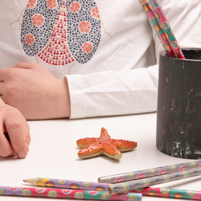 Etoile de mer Papo en PVC, Collection animaux marins, jouet éducatif idéal pour enfants et collectionneurs